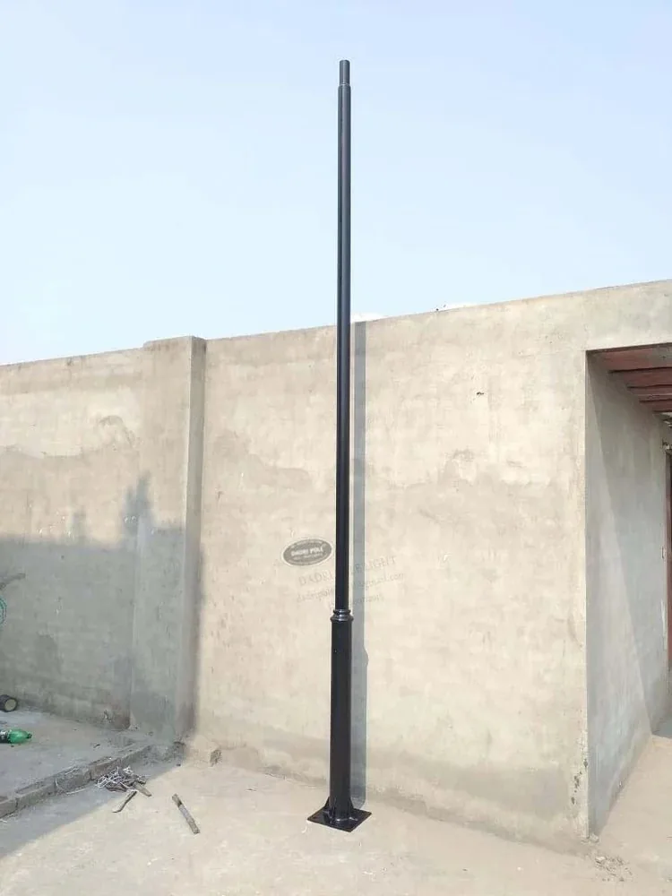 Site-Installed Light Pole · Bolt-Down Base